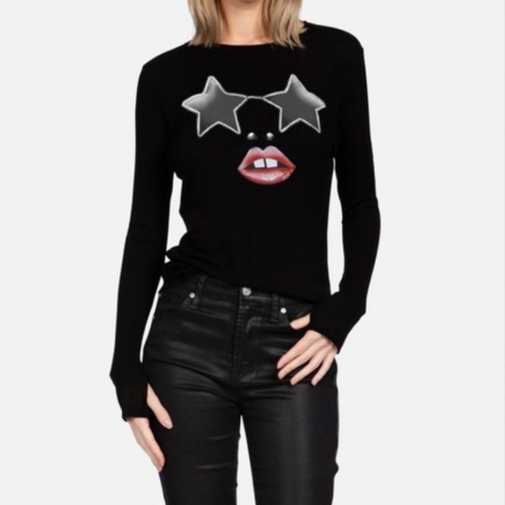 LAUREN MOSHI Graphic Top